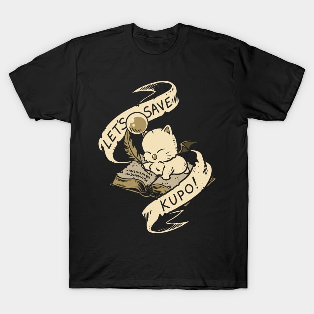 Let's Save, kupo! T-Shirt by Pixeleyebat